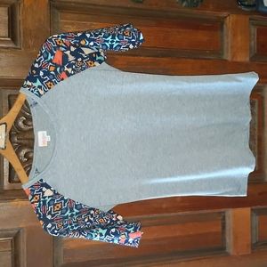 LuLaRoe half sleeve shirt